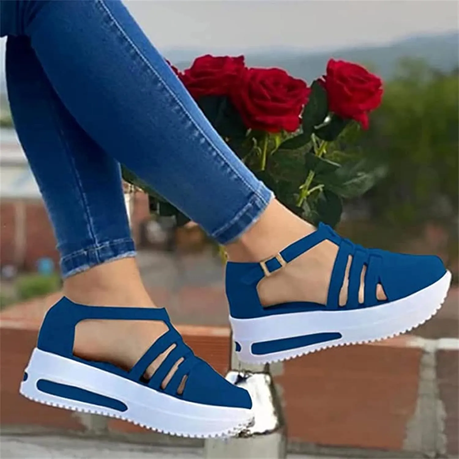 Lausiuoe Womens Shoes Dressy Casual Flats Loafers Canvas Low Top Classic Casual Fashion Comfortable Walking Slip On Sneakers