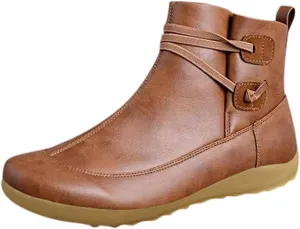 Leather Ankle Boots Low Heel Ankle Booties for Women with Heel Open Toe Womens Boots Ankle Low Heel Ankle Boots Women Hiking Ankle Work Boots for Men Ankle Rain Boots