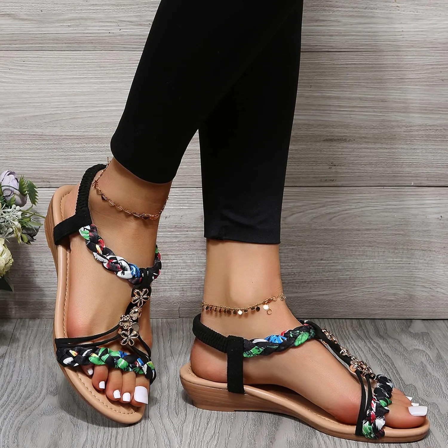 Lightweight Orthopedic Sandals Women Arch Support Yoga Mat Thong Flip Flops Summer Beach Walking Casual Comfortable Non Slip Outdoor