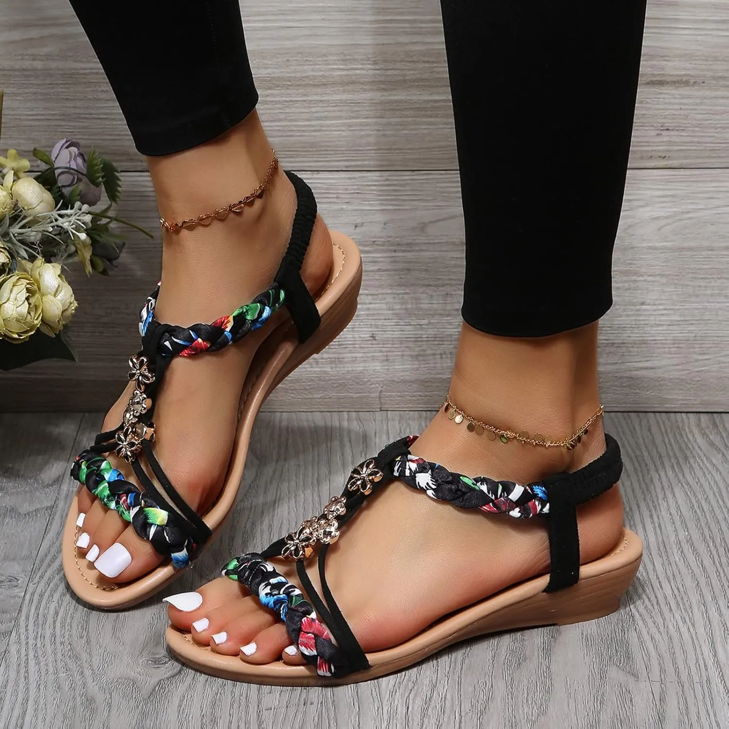 Lightweight Orthopedic Sandals Women Arch Support Yoga Mat Thong Flip Flops Summer Beach Walking Casual Comfortable Non Slip Outdoor