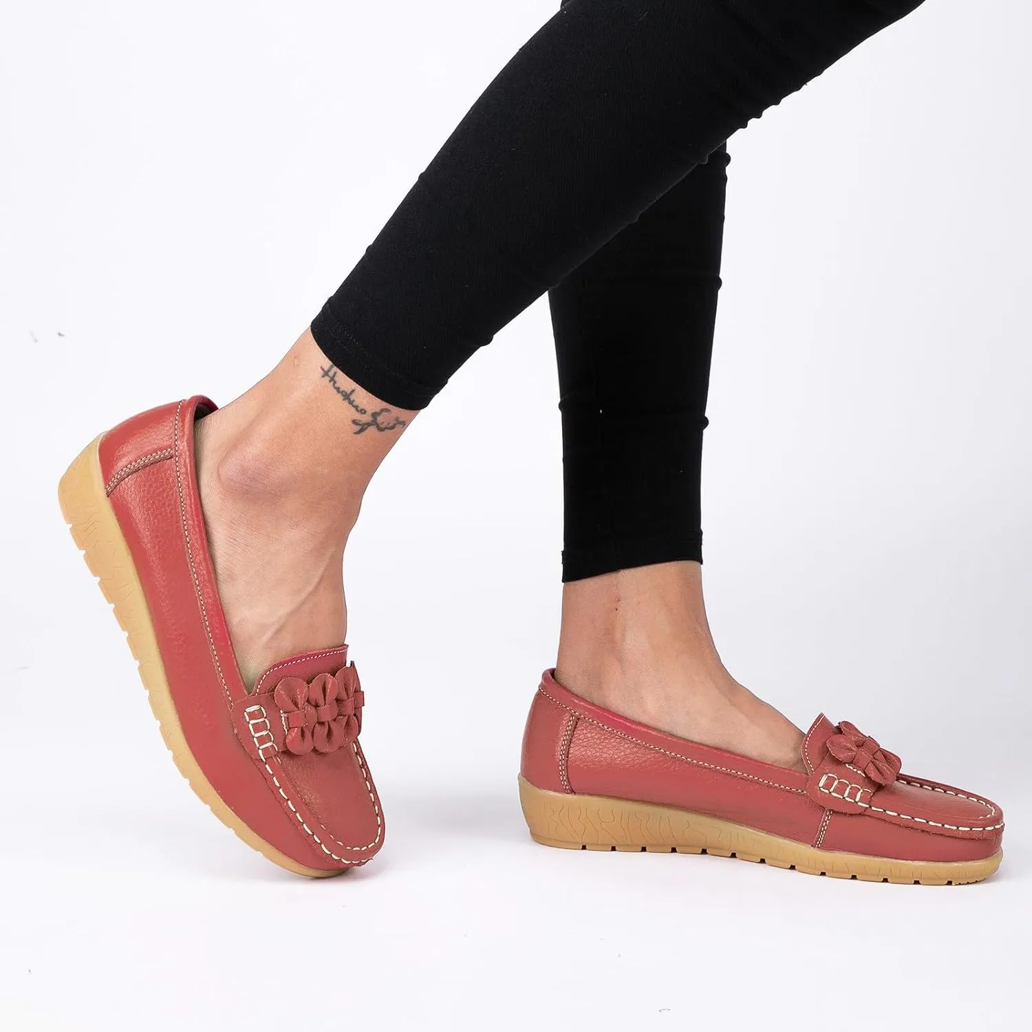 Loafers for Women Comfort Slip On Loafers 2025 Orthopedic Loafers Arch Support Dress Shoes Casual Walking Shoes