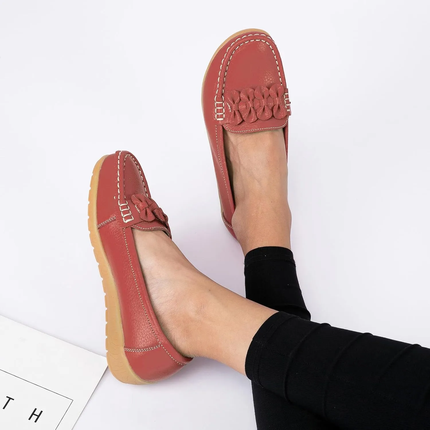Loafers for Women Comfort Slip On Loafers 2025 Orthopedic Loafers Arch Support Dress Shoes Casual Walking Shoes