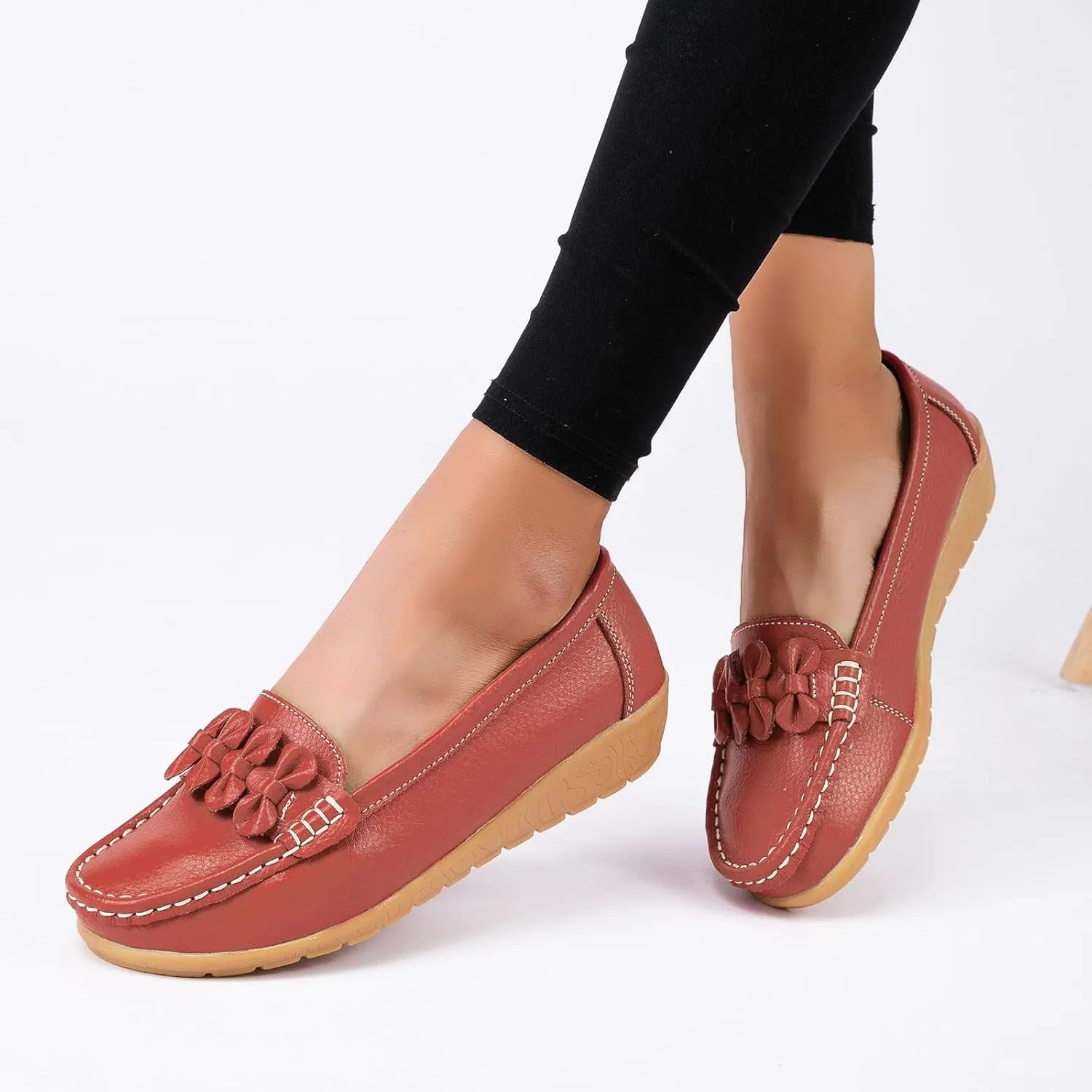 Loafers for Women Comfort Slip On Loafers 2025 Orthopedic Loafers Arch Support Dress Shoes Casual Walking Shoes