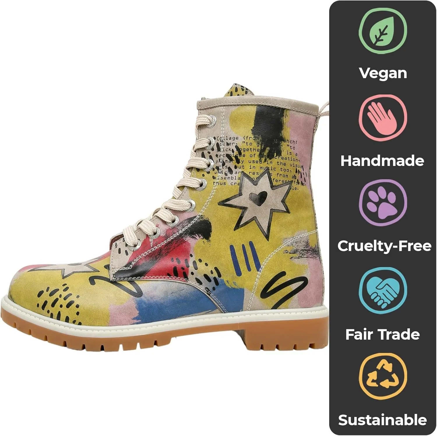 Long Boots for Women  Vegan Leather and Unique Design Womens Winter Boots