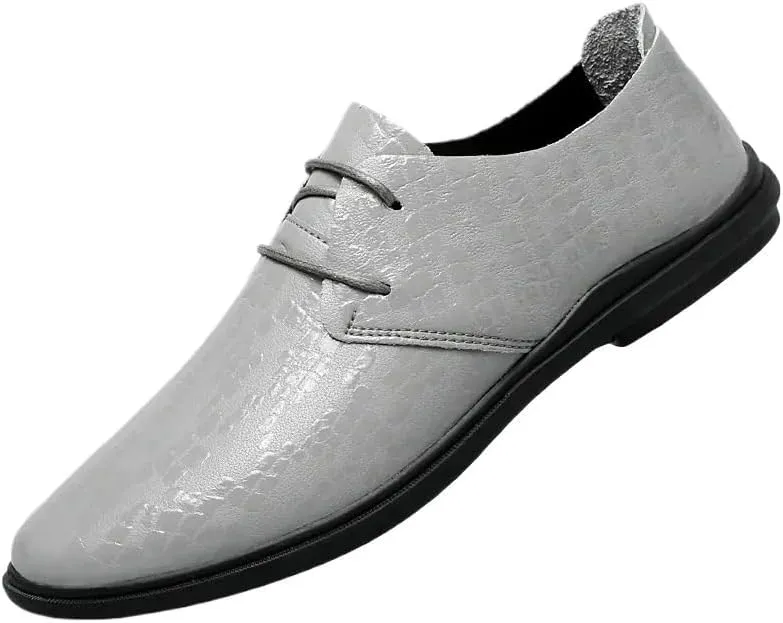 Men Formal Shoes, Leather Business Casual Shoes Men Dress Office Luxury Shoes Male Breathable Oxfords