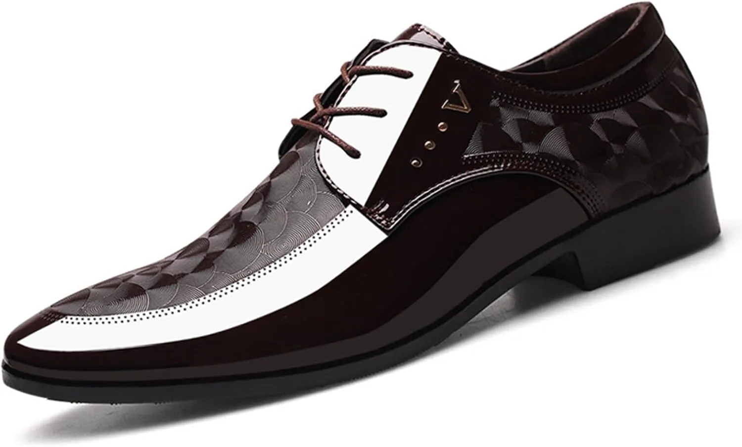 Men's Business Dress Shoes Lace-ups Oxfords Formal Derby Shoes for Men Wedding Suit Shoes