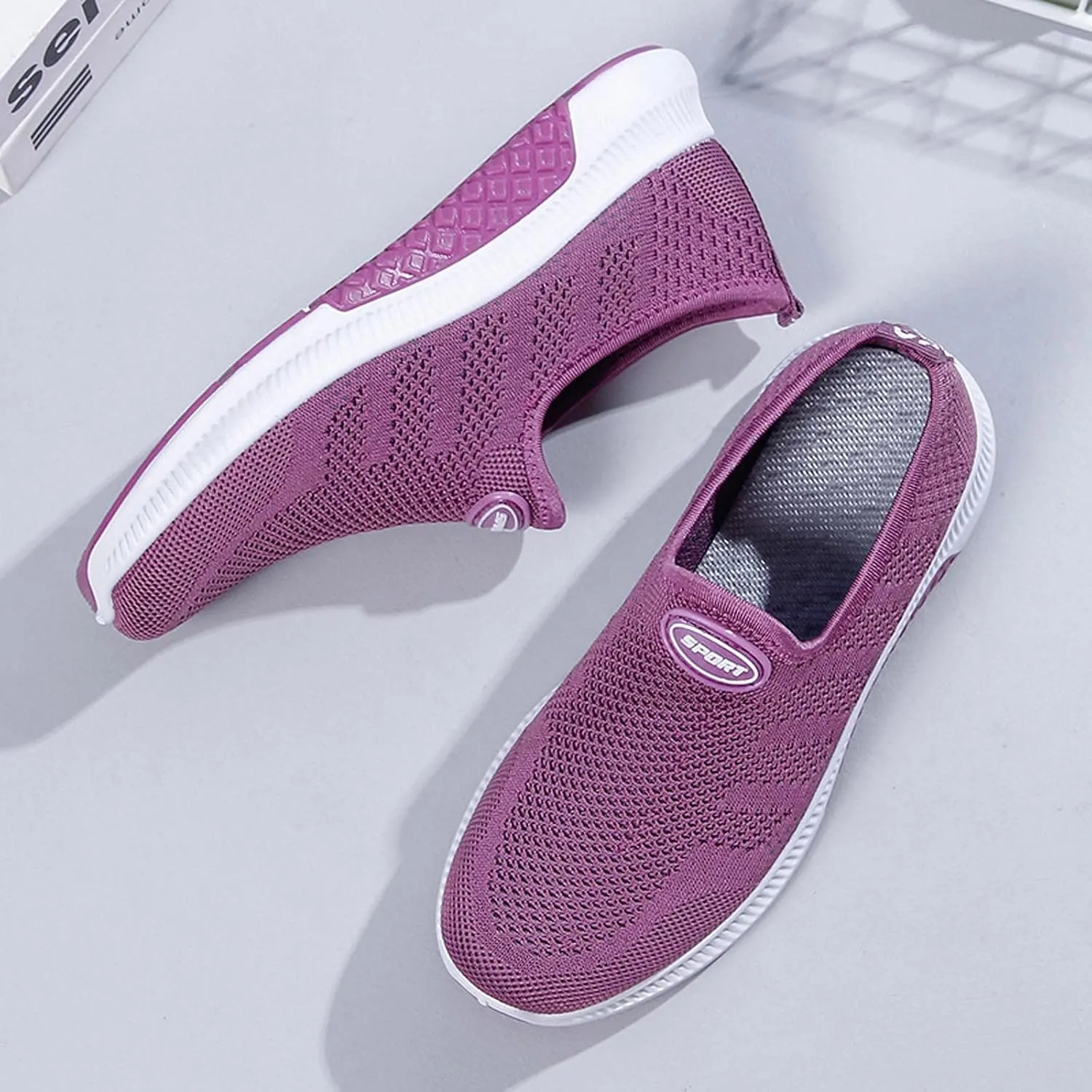 Men's Casual Slip-on Loafers Womens Fashion Sneakers Gym Shoes Men Wide Toe Box Trendy Casual Platform Loafers for Women Slip On Sneakers Men