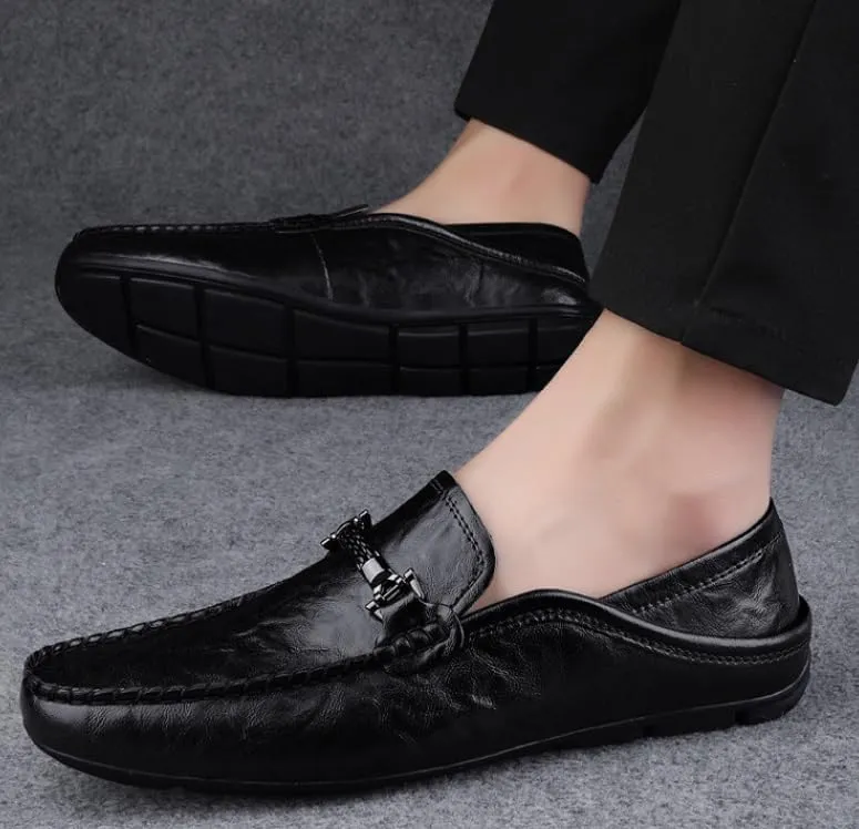 Mens Classic Leather Dress Shoes Men Formal Casual Business Wedding Work Loafers