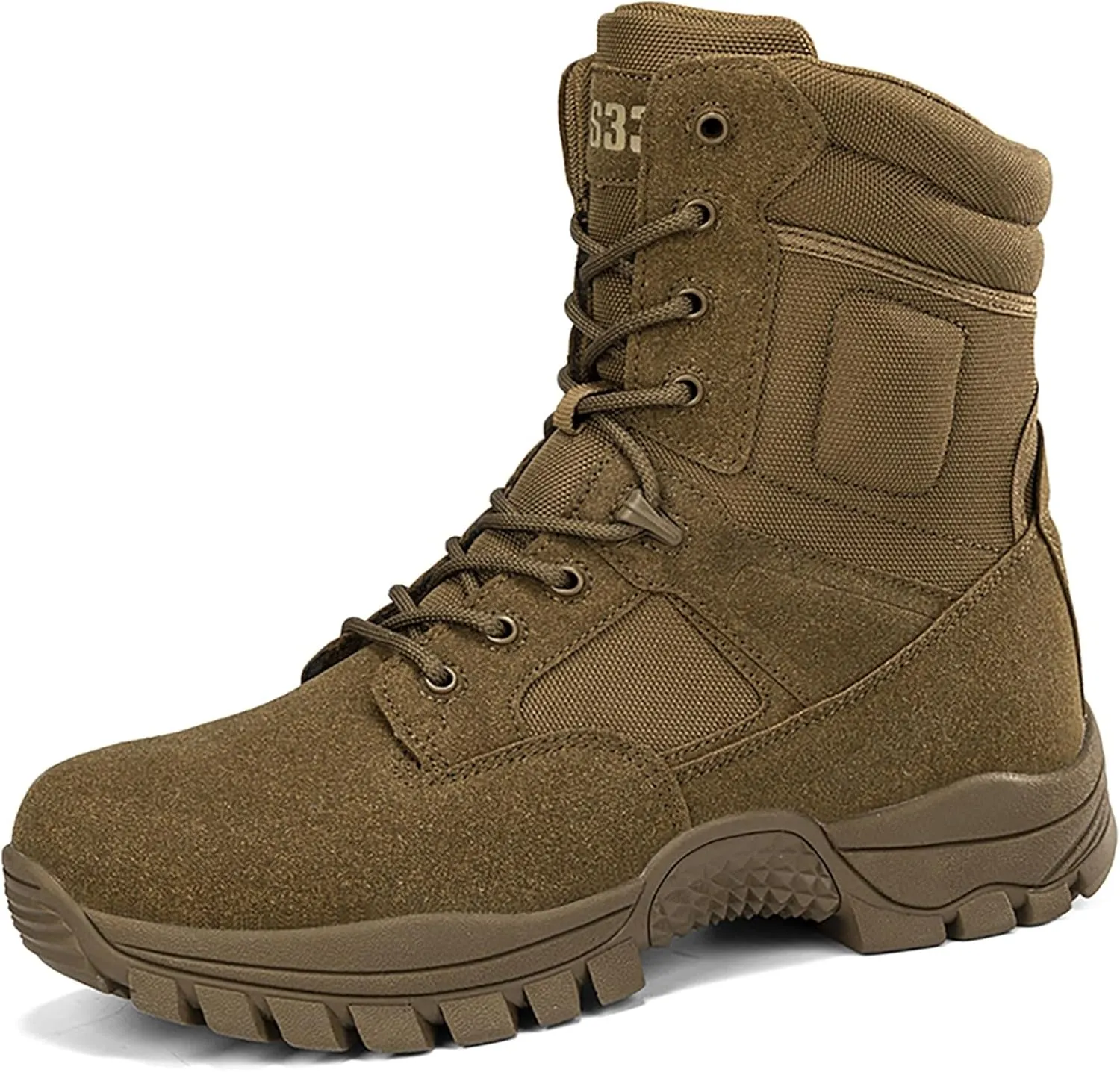 Mens Combat Boots Breathable Police Patrol Boots Lightweight Army Boots Waterproof Hiking Boots Military Tactical Boots