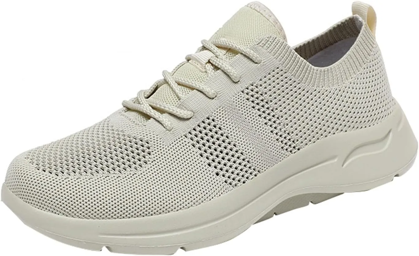 Mens Dress Shoes Casual Oxfords Shoes Knit Lightweight Womens Running Shoes Walking Casual Shoes Trendy Men Shoes Sneakers Black Tennis Shoe Loafers Shoe