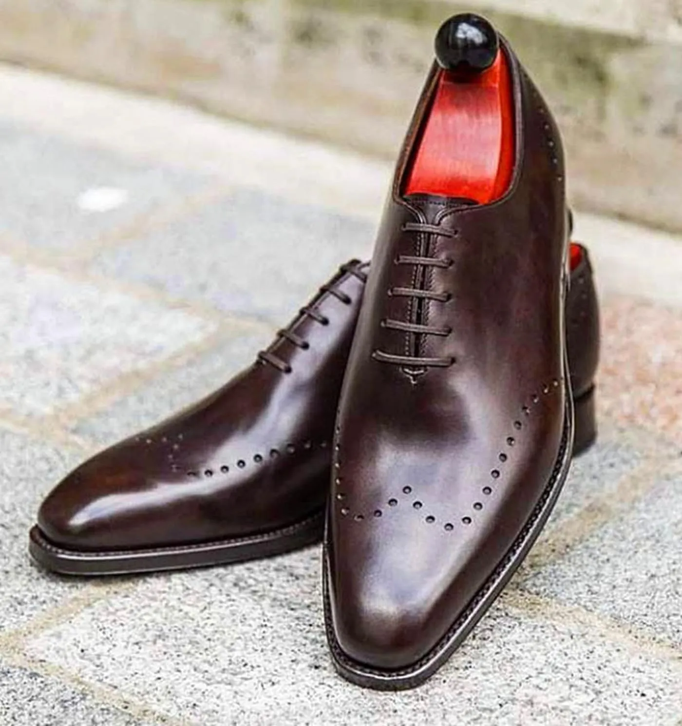 Mens Dress Shoes Formal Oxfords Genunie Leather Modern Whole Cut Oxford Fashion Prom Wedding Derby Business Casual Suit Shoes Tuxedo Shoes for Men