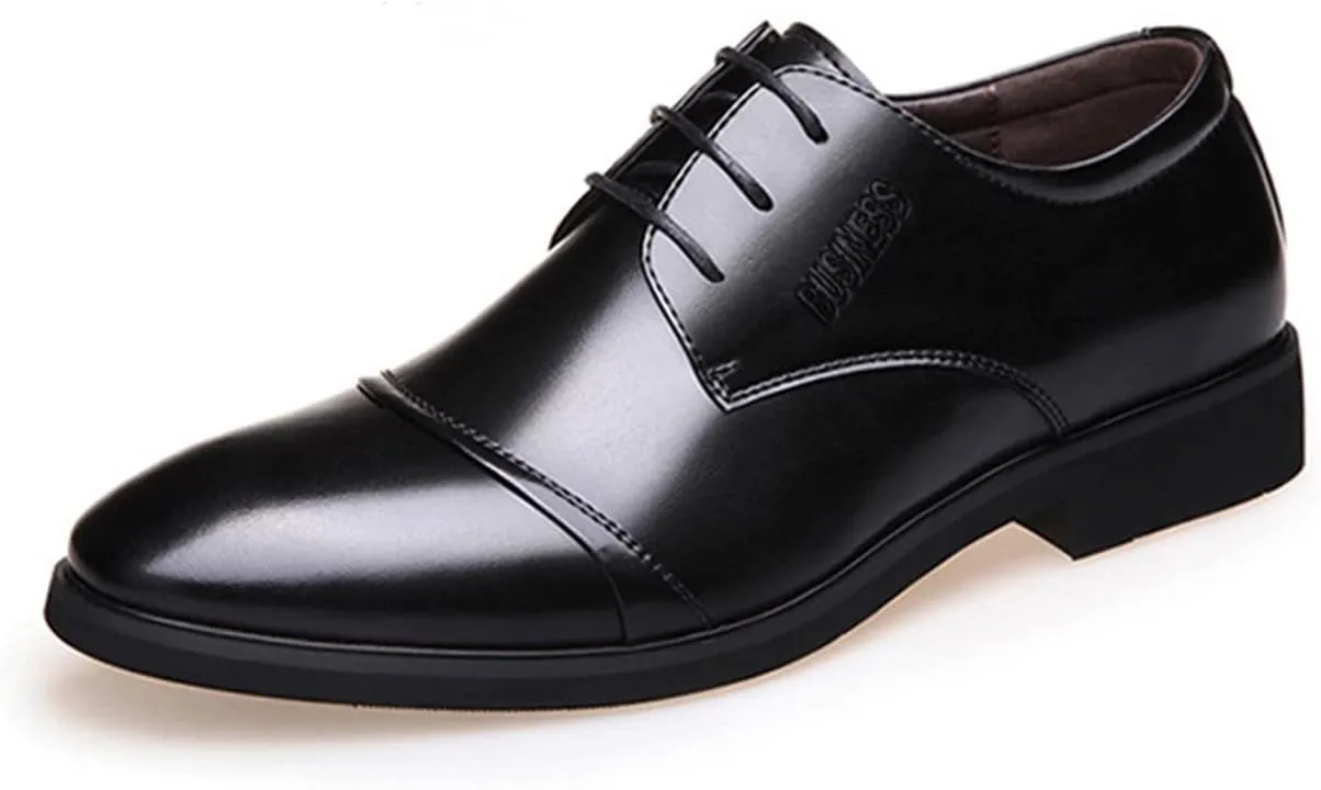 Men's Lace-ups Derbys Classic Oxford Formal Dress Shoes for Party Wedding School Walking Business Office