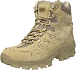 Men's Military Boots Combat Ankle Boots Tactical Plus Size Men's Shoes Work Safety Shoes Motorcycle Boots