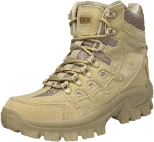 Men's Military Boots Combat Ankle Boots Tactical Plus Size Military Boots Work Safety Shoes Motorcycle Boots