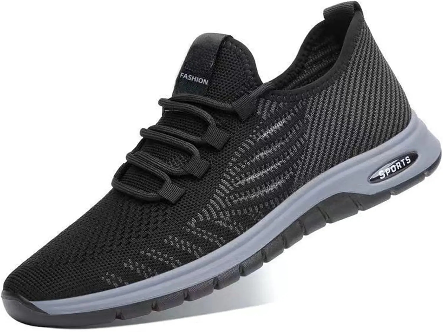 Men's Orthopedic Walking Shoes Sneakers for Men 2025 Casual Mesh Summer Slip-On Breathable Lightweight Closed Toe Lace up Solid Color Casual Shoe