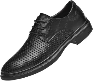 Men's Patent Leather Wingtip Dress Shoes Men Breathable Non Slip Walking Shoes Classic Lace Up Low Top Oxfords Shoes