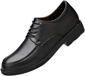 Men's Pointed Toe Dress Shoes Shiny Patent Leather Comfort Soft Men Oxford Shoes Lace Up Casual Wedding Tuxedo Shoes for Men