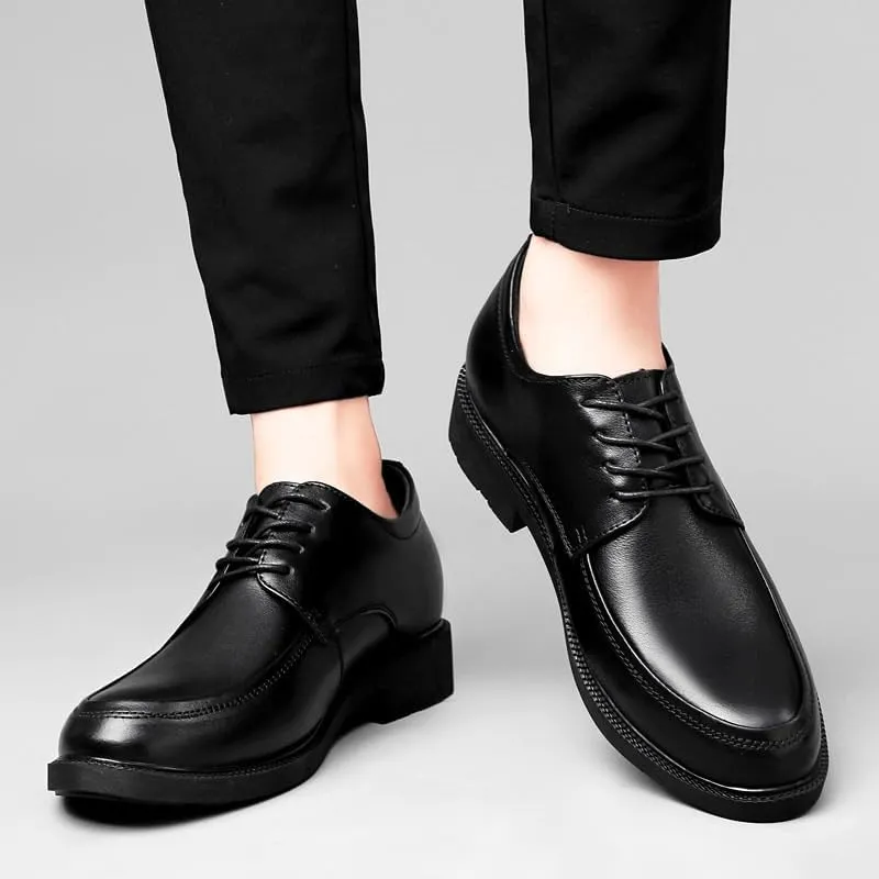 Men's Pointed Toe Dress Shoes Shiny Patent Leather Comfort Soft Men Oxford Shoes Lace Up Casual Wedding Tuxedo Shoes for Men
