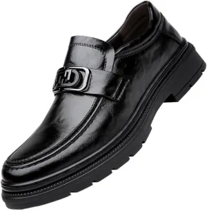 Men's Slip-Ons Loafers Mens Patent Leather Formal Business Casual Oxfords Shoes Comfortable Wedding Office Dress Shoes