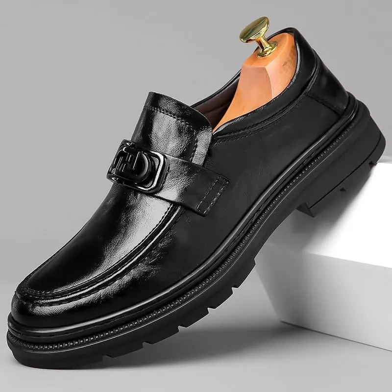 Men's Slip-Ons Loafers Mens Patent Leather Formal Business Casual Oxfords Shoes Comfortable Wedding Office Dress Shoes