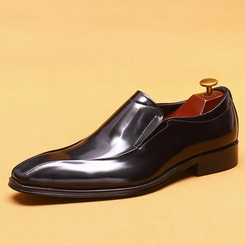Men's Slip-Ons Loafers Mens Shiny Patent Leather Dress Shoes Wedding Business Work Office Outdoor Party Casual Tuxedo Shoes
