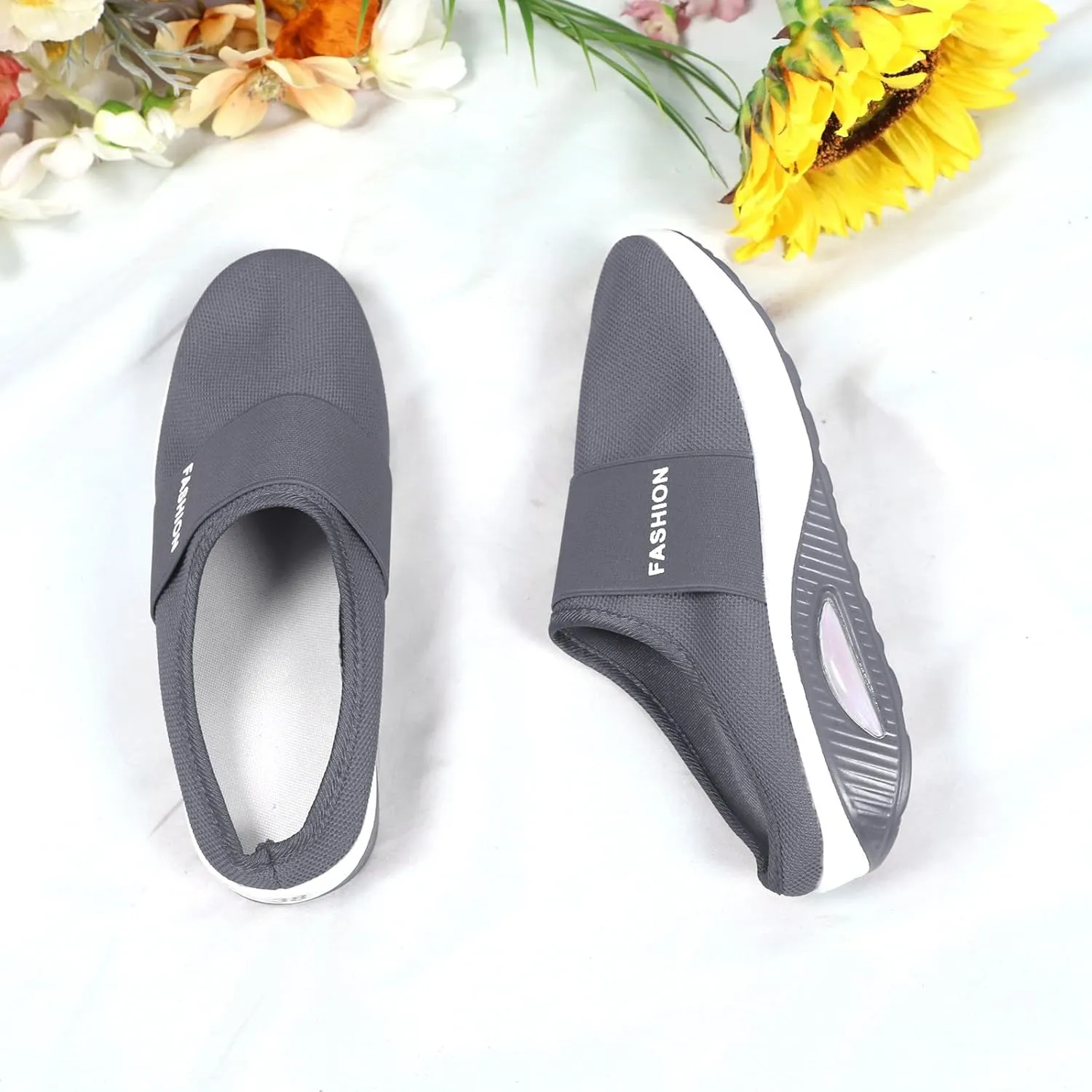 Mens Slippers with Arch Support Casual Mules Slip On Shoes Women Comfort Casual Shoes Trendy Platform Sneakers Waterproof Tennis Shoe White Loafers