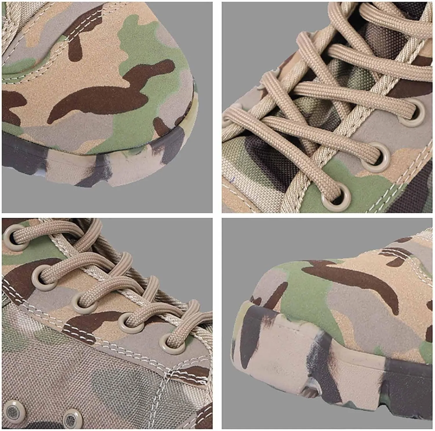 Men's Tactical Work Boots, Durable Outdoor Work Boots Desert Boots, Lightweight Combat Boots, Breathable Military Combat Desert Boots, Military Work Boots, Jungle Boots