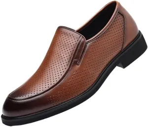 Men's Trendy Solid Slip On Loafer Shoes Casual Summer Breathable Soft Sole Loafers for Men's Outdoor Activities