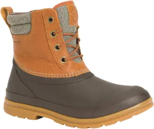Muck Wellington Boots Women's Originals Duck Lace, TAN/DK Brown, 7