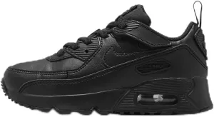 Nike Air Max 90 EasyOn Little Kids' Shoes (HF6357-001, Black/Black/White/Black) Size 13
