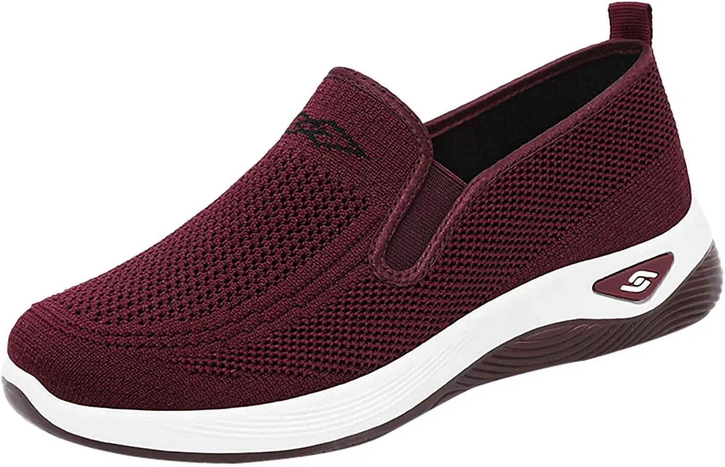 Non Slip Work Shoes Women Winter Brown Casual Shoes Fashion Sneakers Running Fashion Sneakers Tennis Walking Basketball Shoe Grip Loafers Casual Slip On