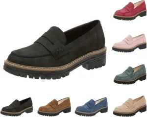 Orthoture-Orthopedic Platform Loafers Casual Dress Work Loafers Comfortable Women's Lightweight Loafers Slip-On Walking Shoes