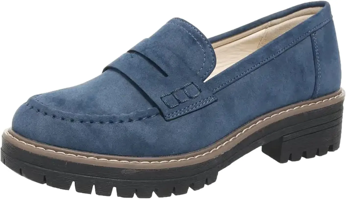 Orthoture-Orthopedic Platform Loafers for Women Casual Comfort Soft Orthoture Shoes Round Toe Flats Walking Shoes