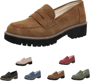 Orthoture Orthopedic Platform Loafers,Womens Loafers Comfortable,Slip On Comfort Casual Fashion
