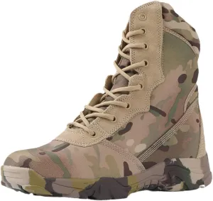 Outdoor Men's Hiking Boots Military Boots Special Forces Desert Tactical Combat Ankle Boots Spring Work Boots