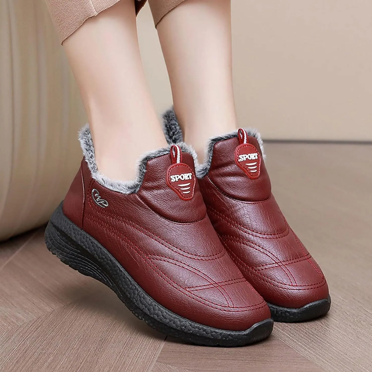 Platform Sneakers for Women Black Mens Black Dress Shoes Slip On Casual Shoes Round Toe Flats Comfortable Black Loafers Women Platform White Sneakers Men Wide