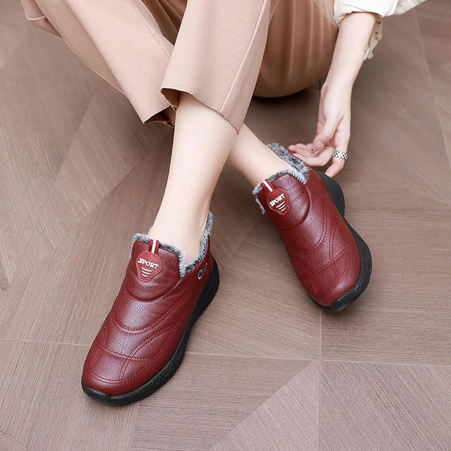 Platform Sneakers for Women Black Mens Black Dress Shoes Slip On Casual Shoes Round Toe Flats Comfortable Black Loafers Women Platform White Sneakers Men Wide