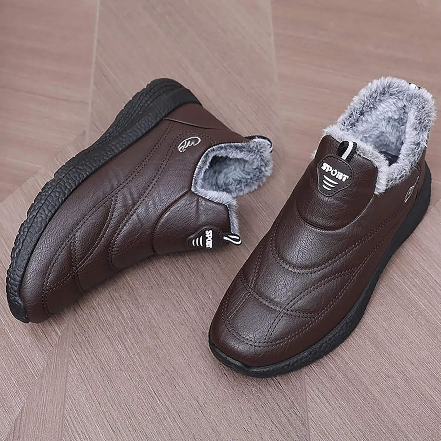 Platform Sneakers for Women Black Mens Black Dress Shoes Slip On Casual Shoes Round Toe Flats Comfortable Black Loafers Women Platform White Sneakers Men Wide
