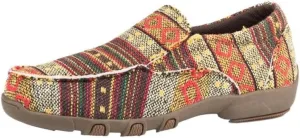 ROPER Girls' Johnnie Multicolor Southwestern Driving Mocs Moc Toe Brown 1 D