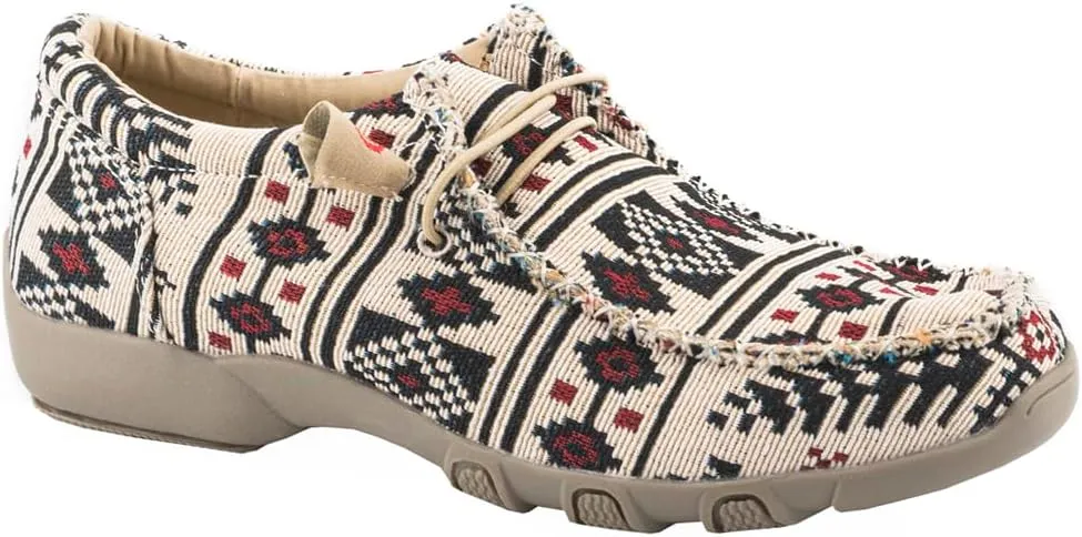 ROPER Womens Chillin Aztec Slip On Sneakers Shoes Casual - Brown