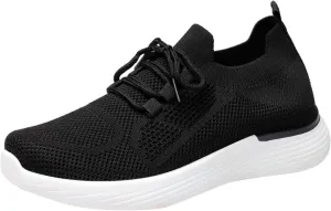 Running Shoes Womens Comfy Black Shoes for Women Dressy Women's Walking Shoes Sock Sneakers Womens Trail Running Shoes Wide Width Zapatos Comodos