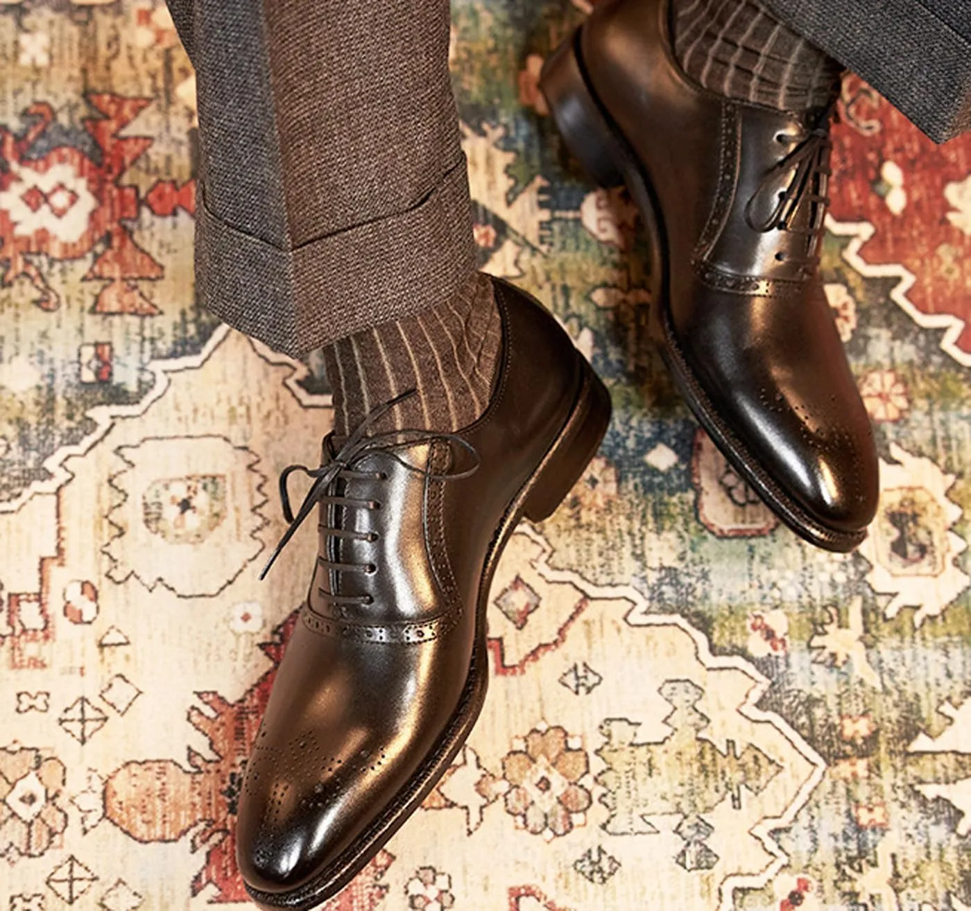 Santimon Mens Formal Dress Oxfords Suit Shoes Genunie Leather Brogues Oxfords Fashion Prom Wedding Business Causal Derby Comfortable Tuxedo Shoes for Men