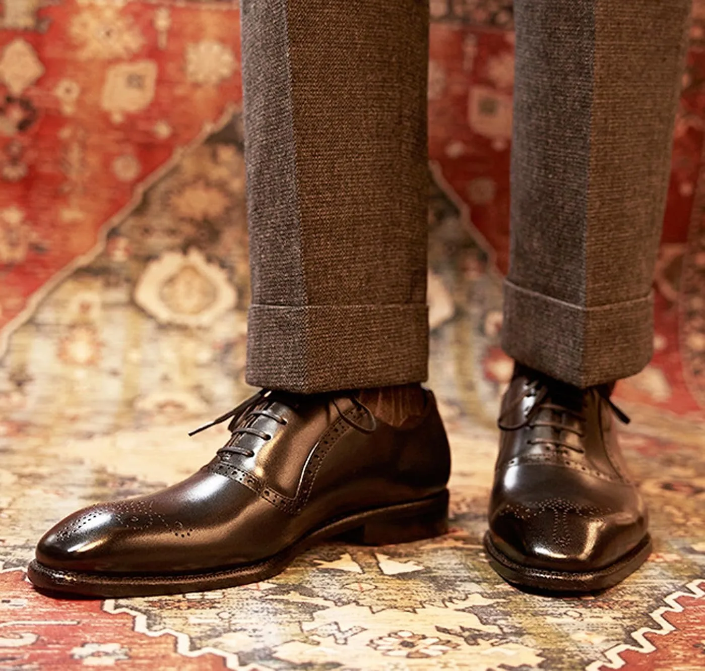 Santimon Mens Formal Dress Oxfords Suit Shoes Genunie Leather Brogues Oxfords Fashion Prom Wedding Business Causal Derby Comfortable Tuxedo Shoes for Men