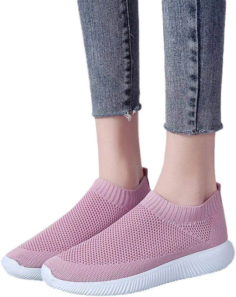 Sneakers for Women Running Shoes Slip On Casual Mens Running Shoes Cute Business Casual Shoes Women's Fashion Sneakers Slip On Tennis Shoe Trainers Shoe