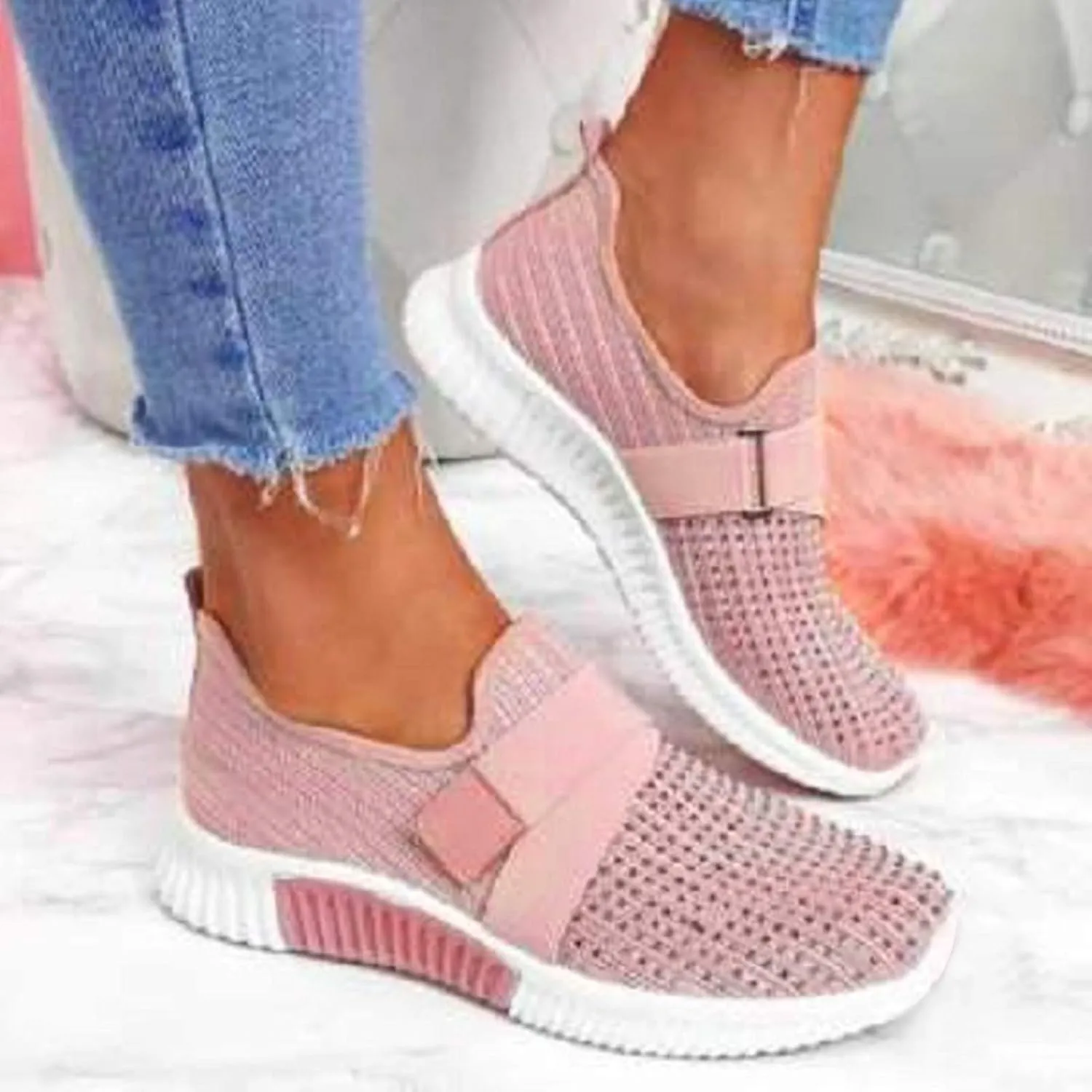 Sneakers for Women Running Shoes Slip On Casual Tennis Shoes Womens Fashion Men's Shoes Casual Women's Fashion Sneakers Slip On Tennis Shoe Trainers Shoe