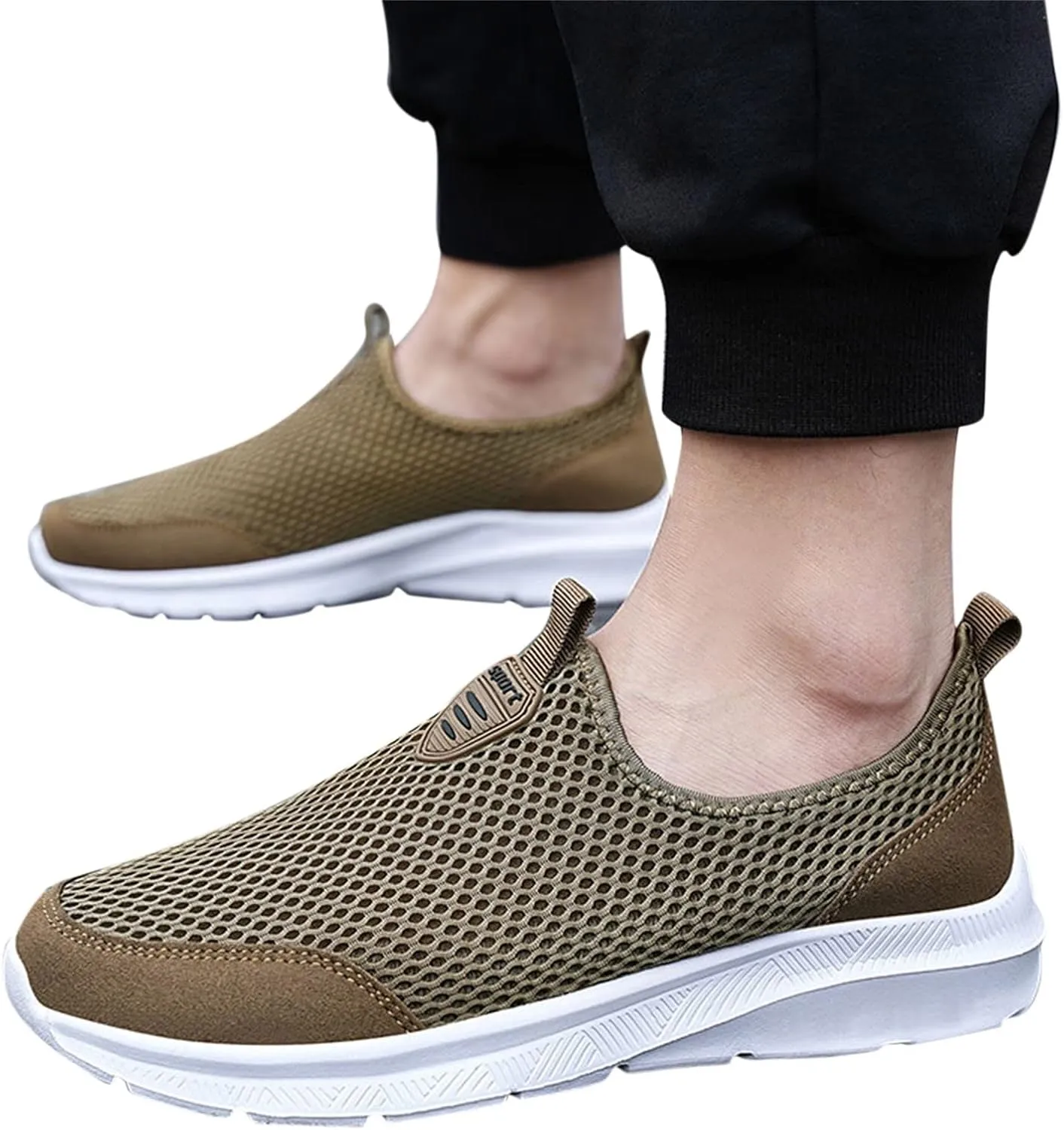 Sneakers for Women Walking Shoes Non Slip Lightweight Tennis Shoes Womens Comfortable Casual Shoes Trendy Dress Sneakers White Tennis Shoe Loafers Casual Slip On