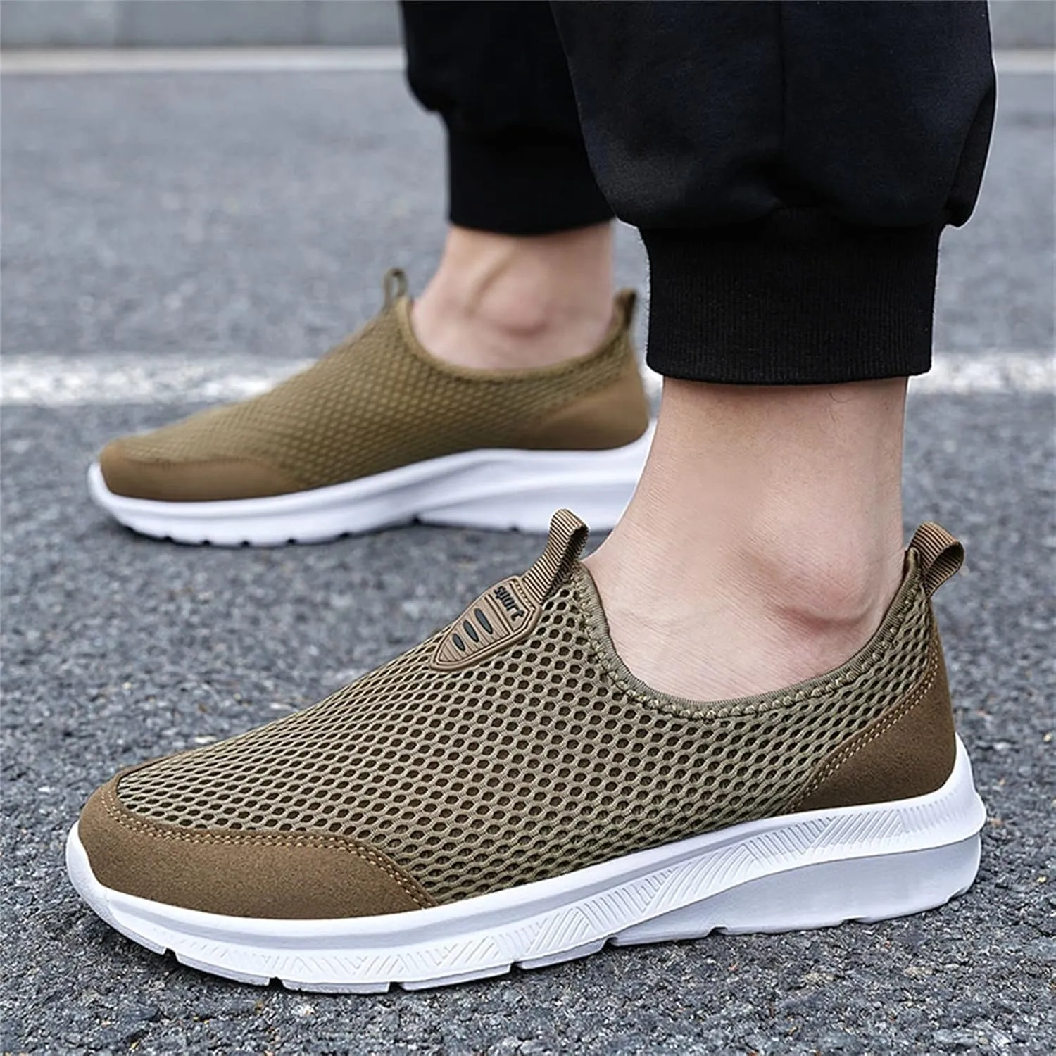 Sneakers for Women Walking Shoes Non Slip Lightweight Tennis Shoes Womens Comfortable Casual Shoes Trendy Dress Sneakers White Tennis Shoe Loafers Casual Slip On