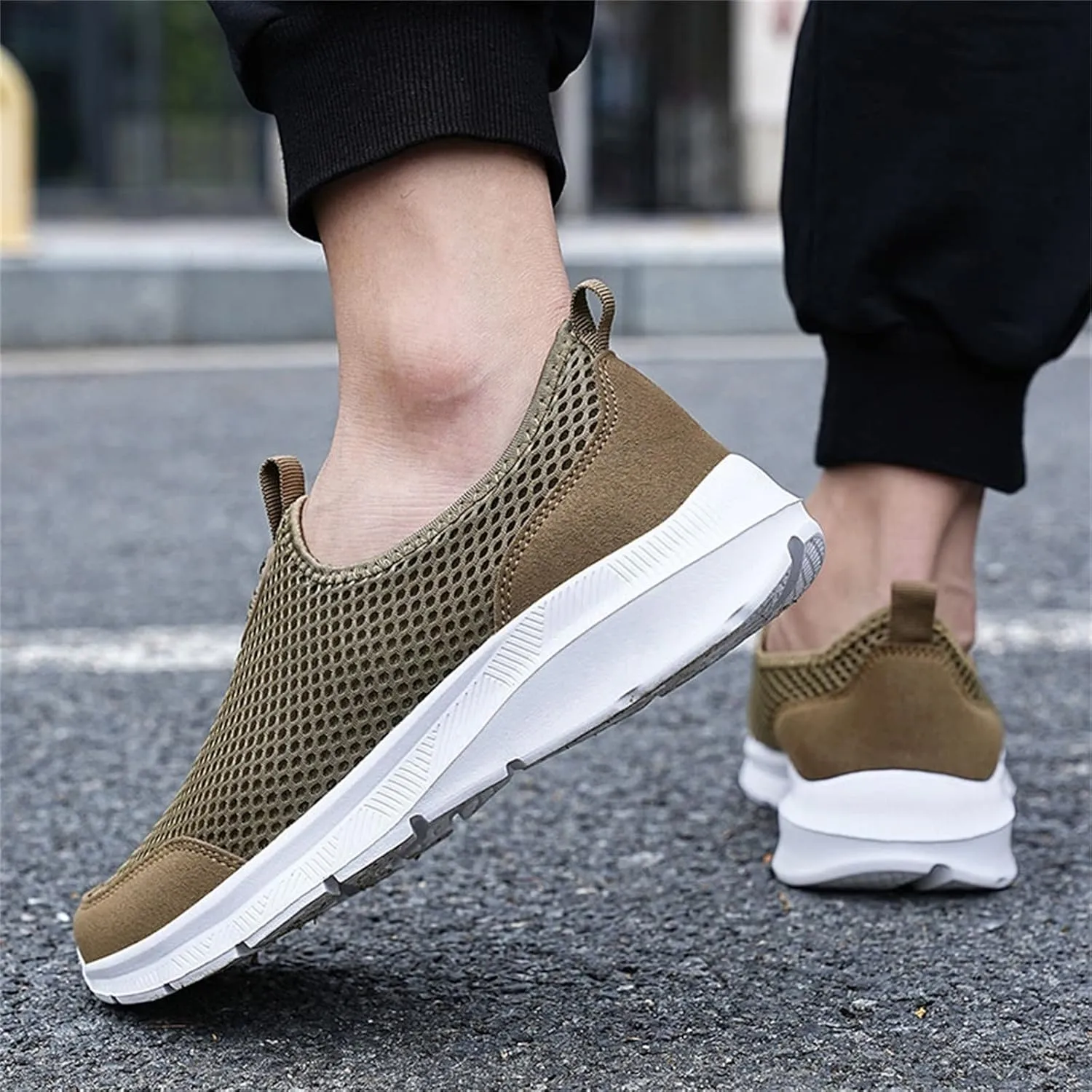 Sneakers for Women Walking Shoes Non Slip Lightweight Tennis Shoes Womens Comfortable Casual Shoes Trendy Dress Sneakers White Tennis Shoe Loafers Casual Slip On