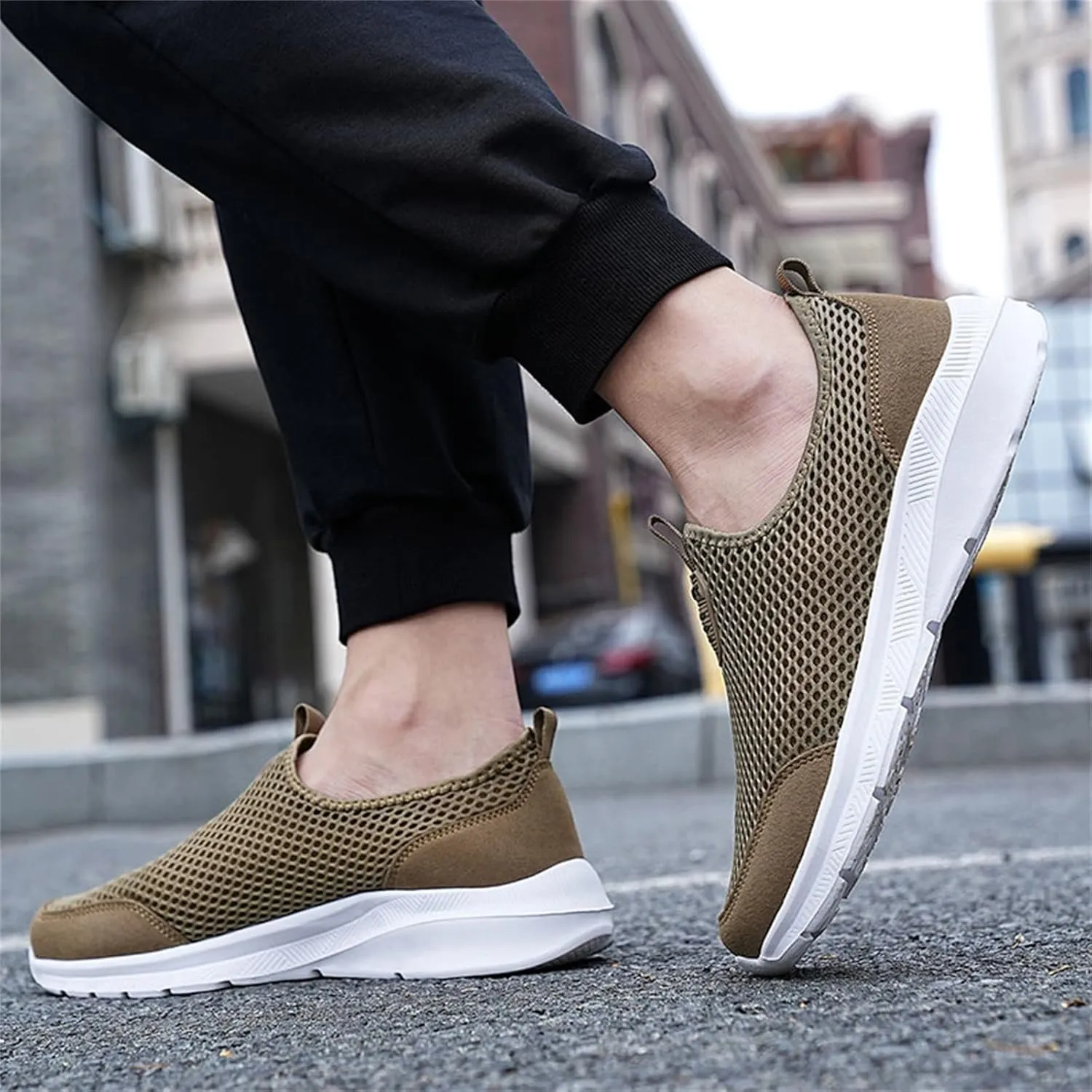 Sneakers for Women Walking Shoes Non Slip Lightweight Tennis Shoes Womens Comfortable Casual Shoes Trendy Dress Sneakers White Tennis Shoe Loafers Casual Slip On
