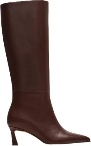 Steve Madden Women's Lavan Knee High Boot, Brown Leather, 11